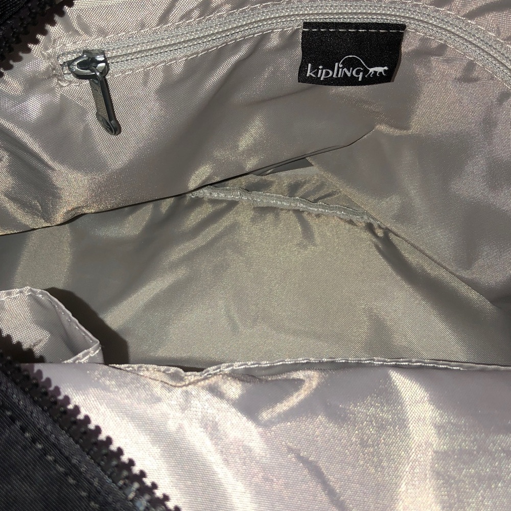 Kipling Defea Nylon Black Tonal Crossbody Shoulder Bag + Monkey Keychain NWT - Picture 12 of 16
